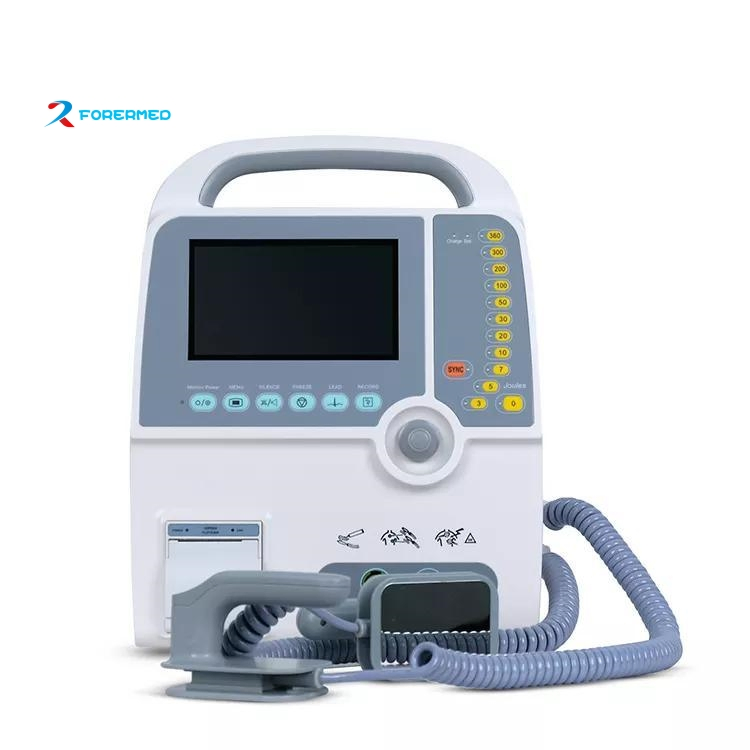 Hospital Monophasic Cardiac Defibrillator ICU Medical Manual Defibrillator