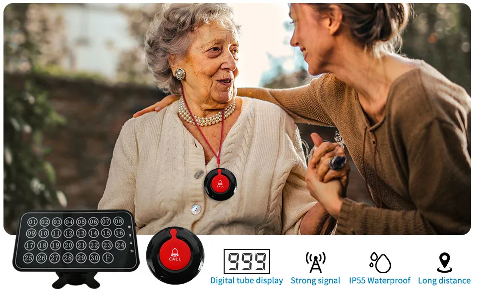 Hospital Wireless Call Bell System Display