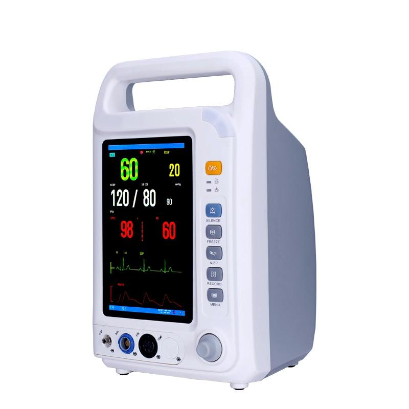 China Suppliers CE Approved ECG ICU Heart Rate Patient Monitor with Capnography for Medical Equipment