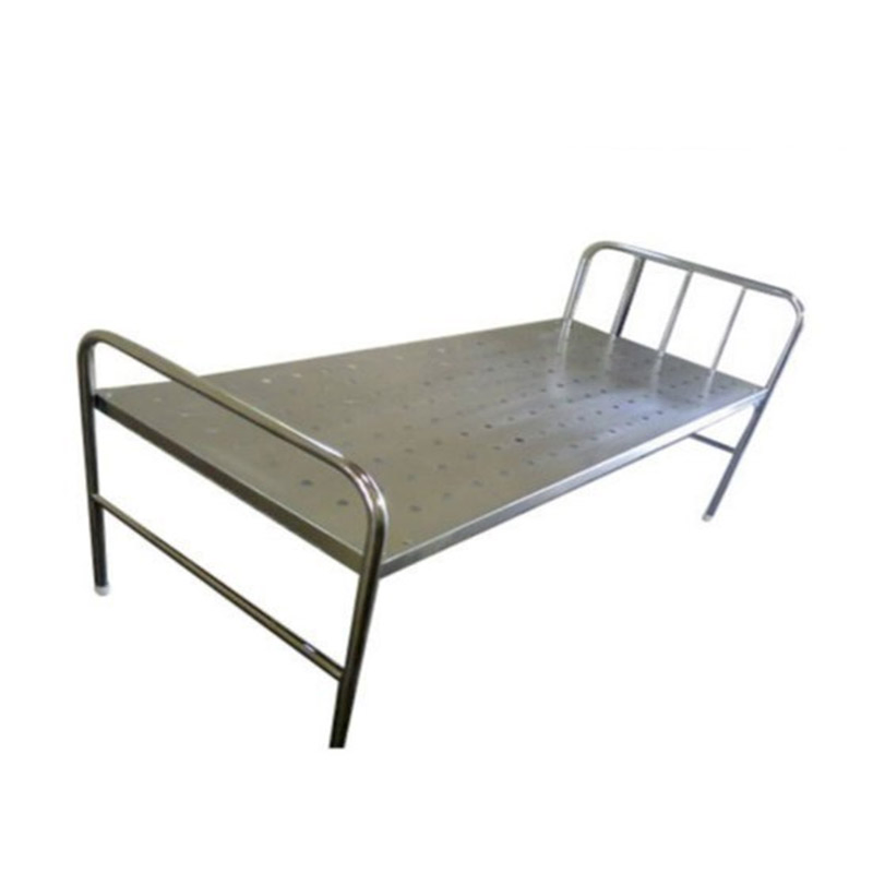 China Factory Sale Queen Size Platform Frame 16 Inch Custom Latest Design Hospital Bed Iron Single Metal Bed for Patients in Hospital