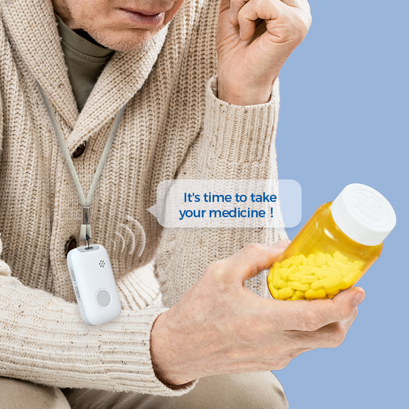 Remote Patient And Elderly Alert Monitoring Device For Seniors - Fall Detection, SOS, And Vital Signs Tracking
