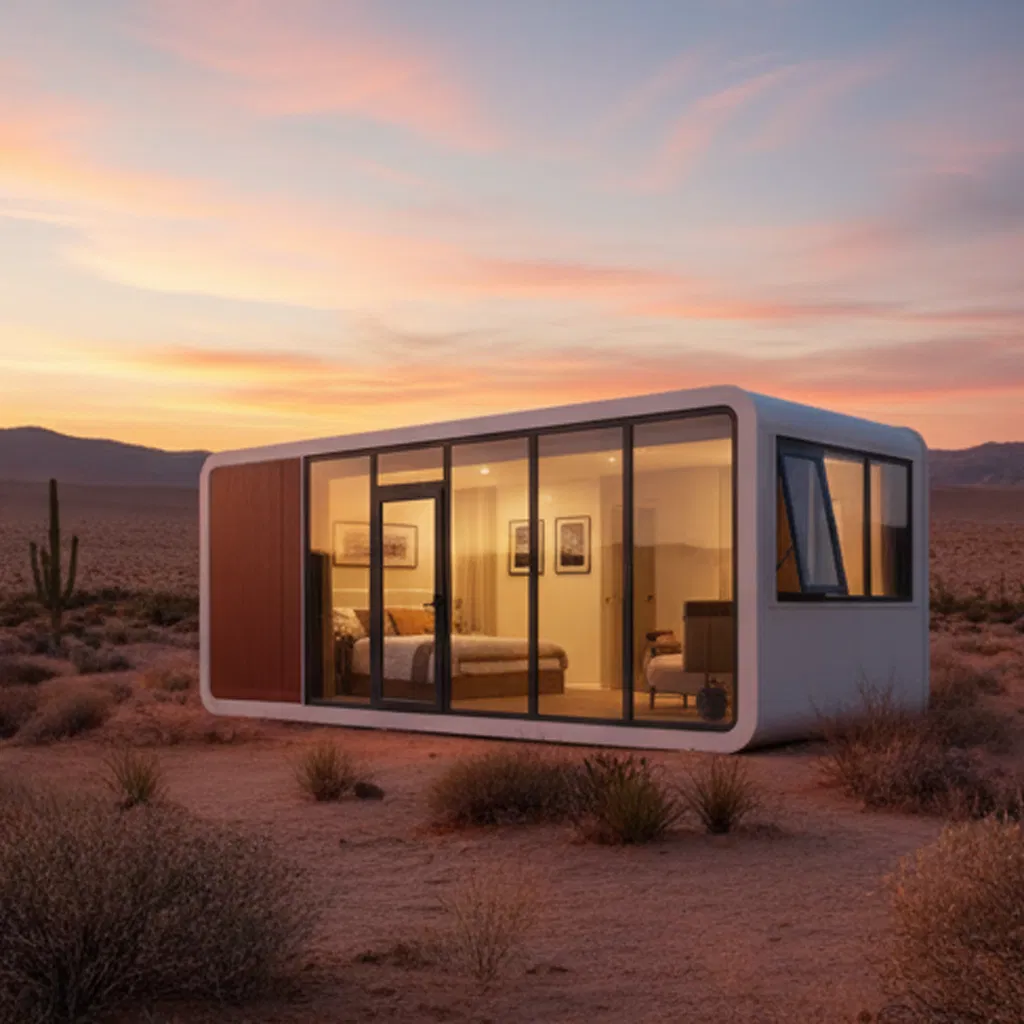 Genderless Capsule Container Home for Versatile Living Solutions