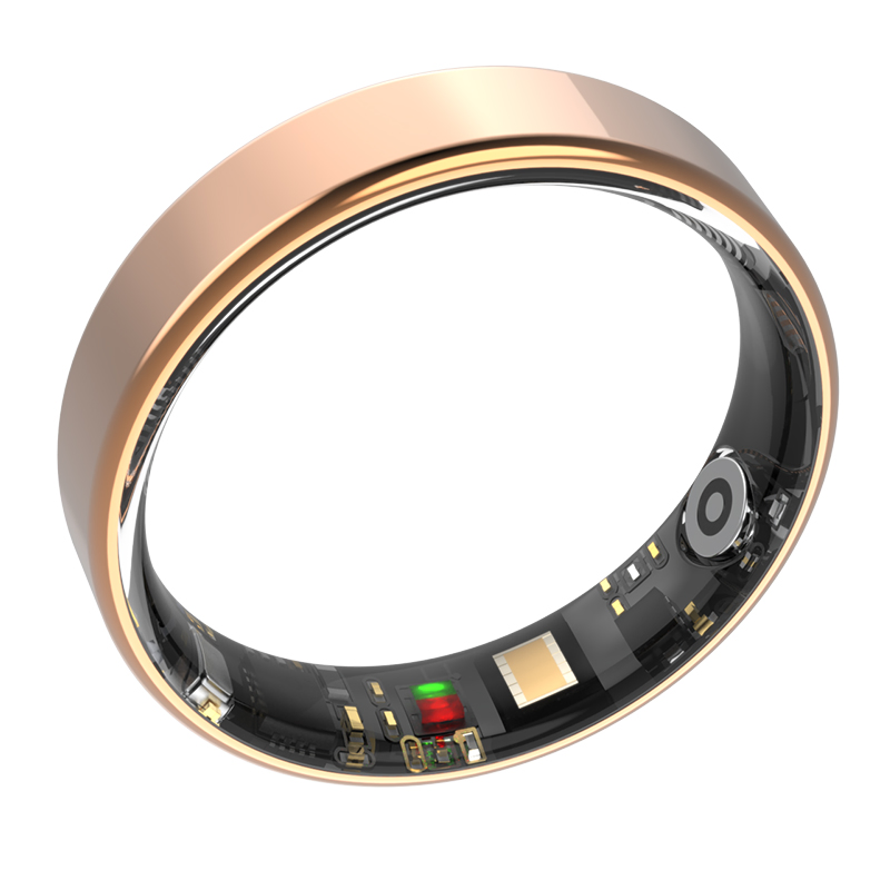 Ultra Narrow Smart Ring Fitness Tracker Heart Rate Blood Pressure Monitoring for Men Women