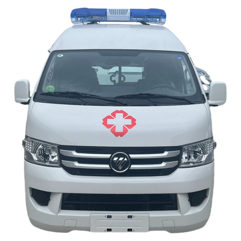 China Best Selling Electric Foton Medical Vehicle Powered by 4X2 Featuring Ambulance Van