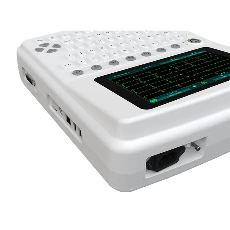 Newly Produced Medical Equipment Electrocardiogram ECG EKG Machine Medical ECG Machine China 3 6 12 Channel ECG Machine 12 Channel 12 Lead ECG Machines