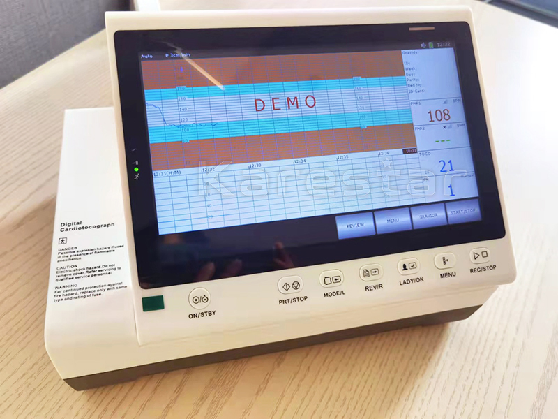 Portable Ctg Twins Monitoring Hospital Home Use Fetal Heart Price Wireless Patient Monitoring Devices
