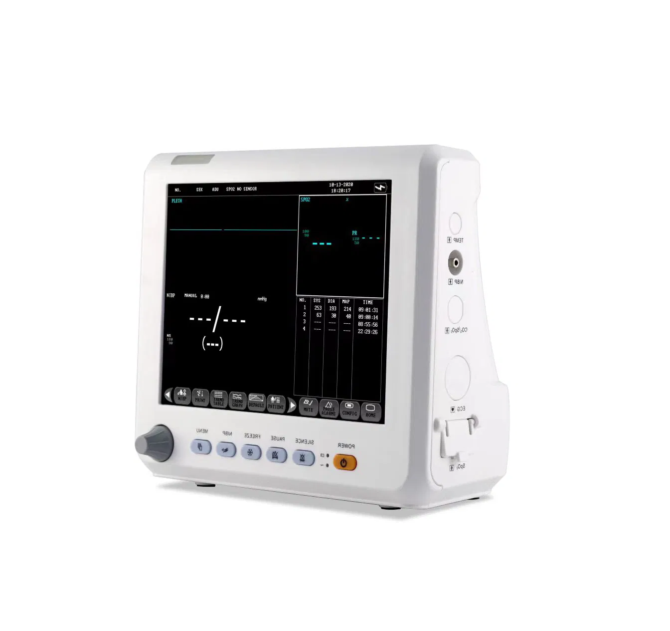 Medical Portable Ambulance Vital Sign Monitor Hospital Multi-Parameter Remote Patient Monitor