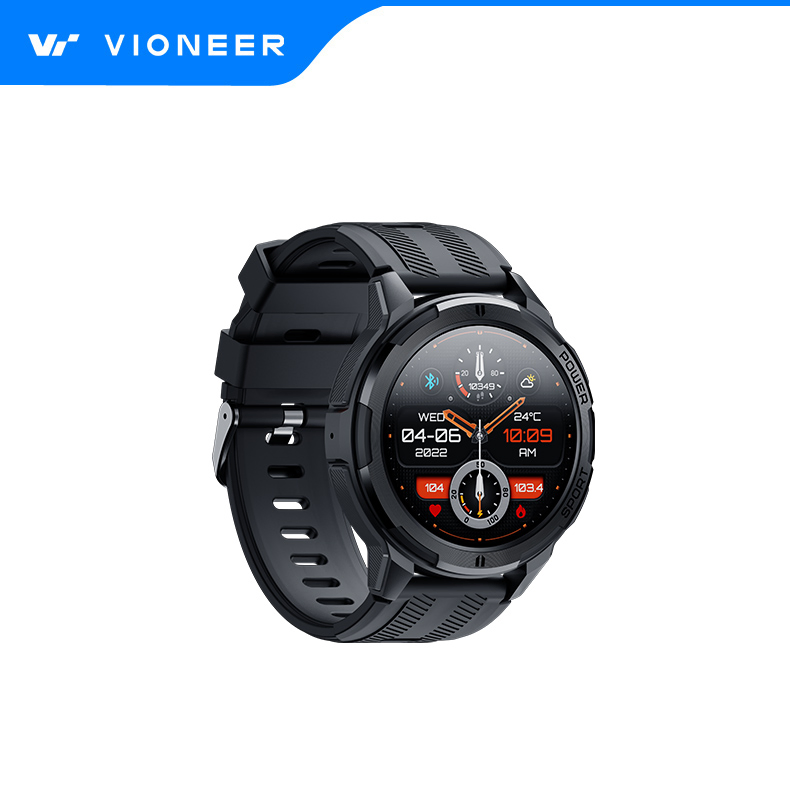 Vioneer Outdoor Magnetic Charging Dust-Proof Waterproof Sweat-Proof Sports Health Data Monitoring Bluetooth Smartwatch