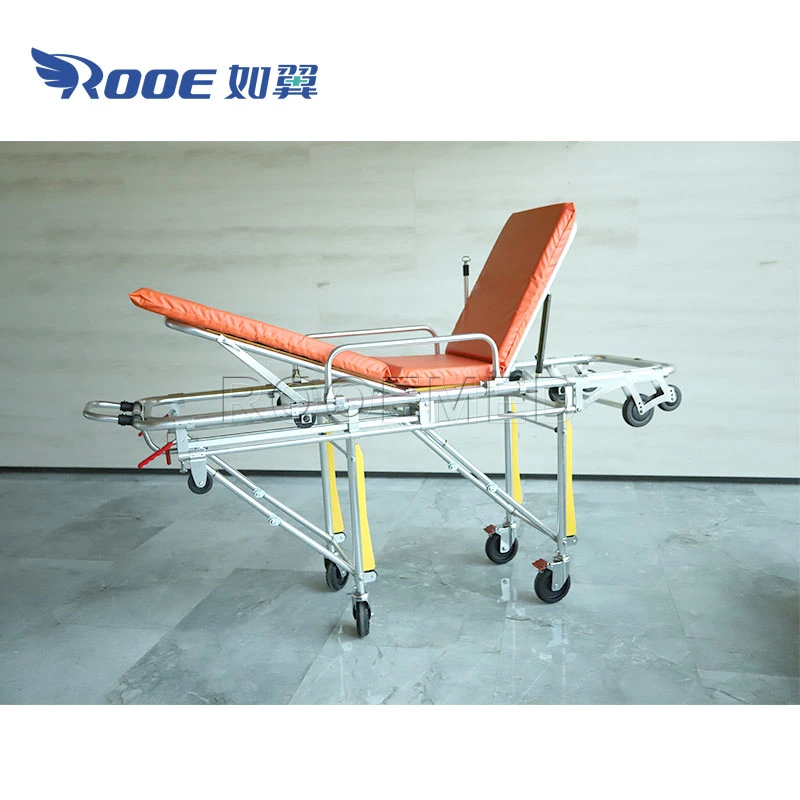 Ea-3c First-Aid Folding Patient Transfer Ambulance Rescure Stretcher for Car Platform