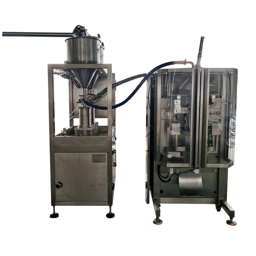 Best Selling Servo Driven Remote Monitoring Inspection Filling Sealing Vacuum Vertical Packing Machine for Textile Industry