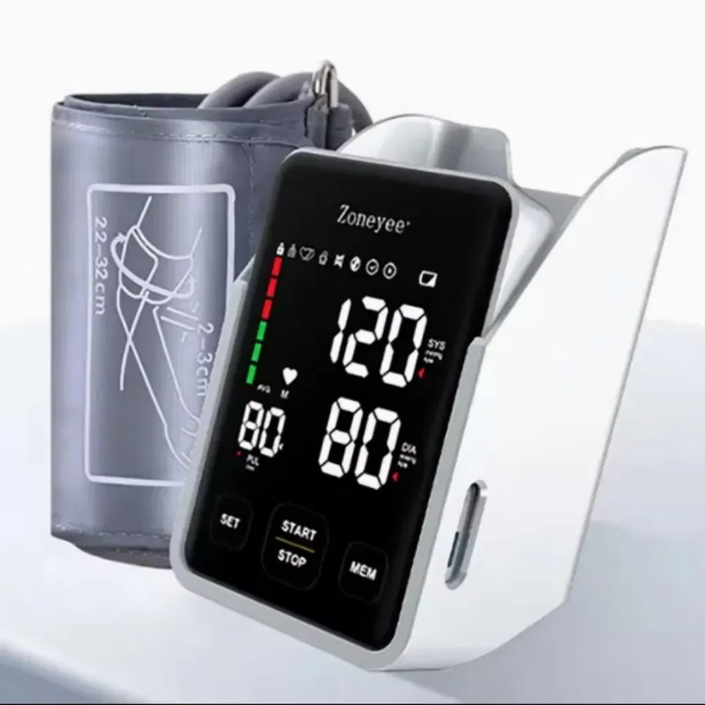 New Large LCD Cheap Price Automatic Portable Upper Rate Blood Pressure Remote Monitoring Rechargeable
