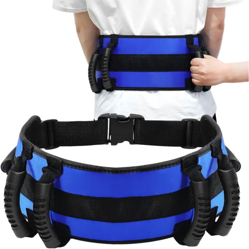 Elderly Standing Aid Transfer Shift Waist Belt Lumbar Support For Walking Training Care-Soft Protection Polyester Nylon Sports