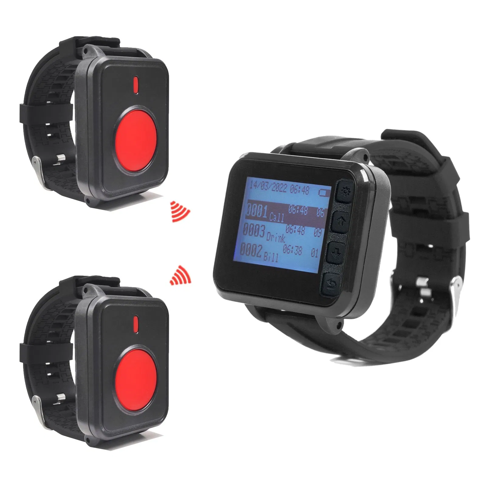 Wireless Caregiver Pager Call Button Nurse Alert System for Home/Elderly Monitoring/Patient/Disabled