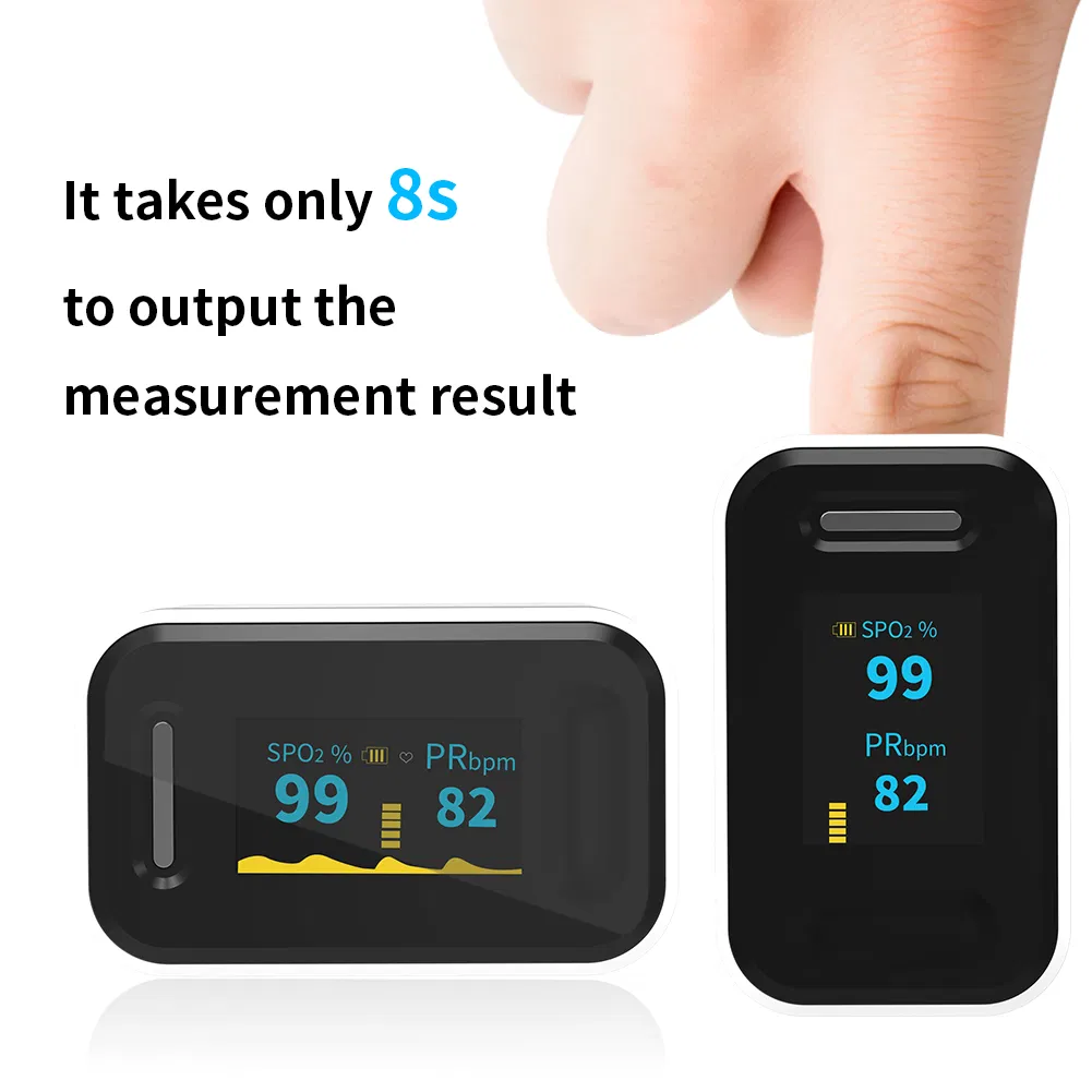 Amazon Hot Sell Pulse Oximete Finger Oximetry Blood Oxygen Saturation Monitor Fingertip Pulse Oximeter