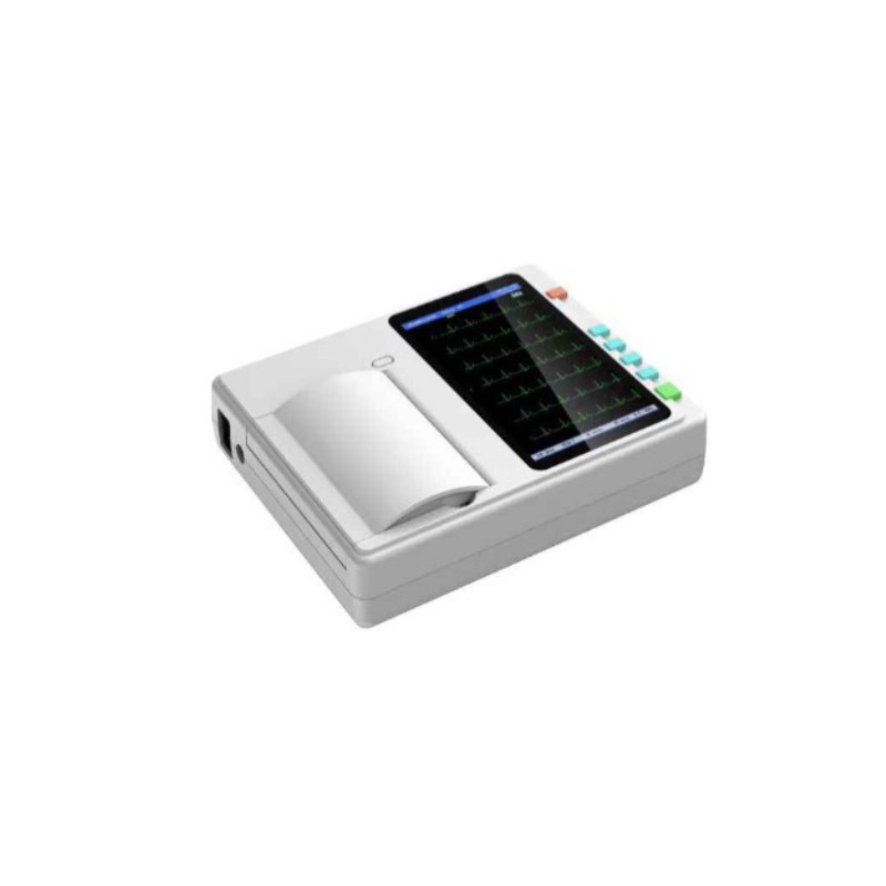 Advanced Compact ECG Machine with 6-Lead Monitoring Features