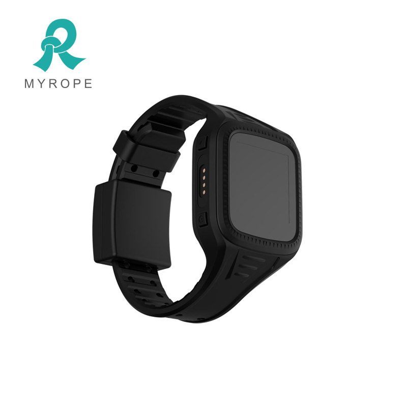 Offender Quarantine People Patients with Temperature Monitoring Anti Tamper GPS Tracking Bracelet for Elderly Prisoner with Free Platform