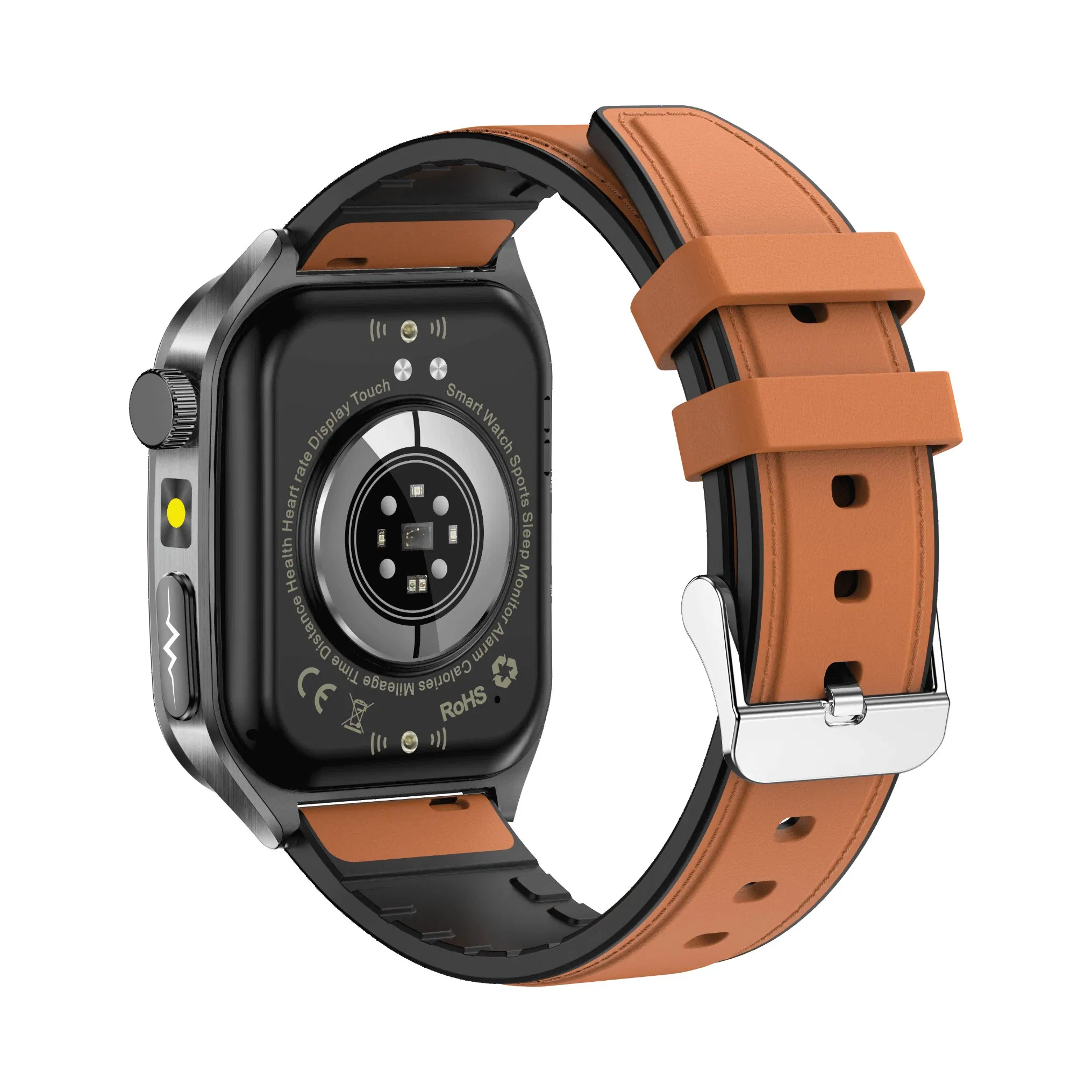Cardiac Health Therapy Blood Glucose ECG Monitoring Blood Pressure IP68 Waterproof Fitness Tracker Smart Watch