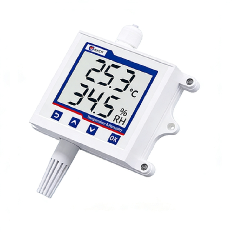 Smart LCD Display for Temperature and Humidity Monitoring Solutions