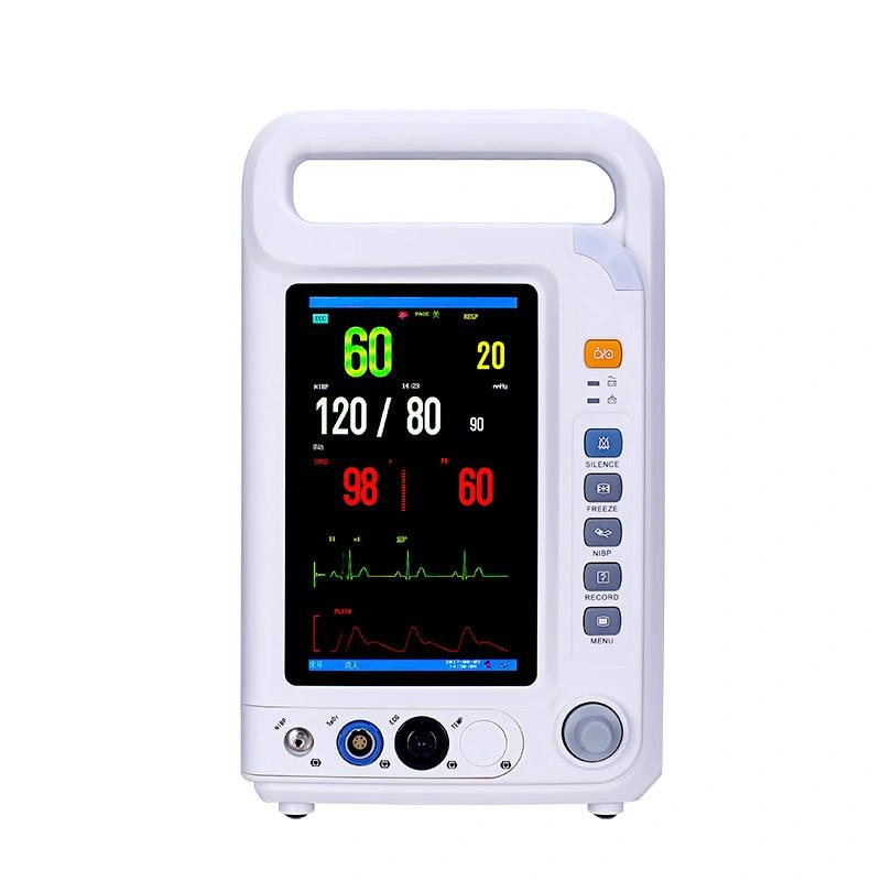 China Suppliers CE Approved ECG ICU Heart Rate Patient Monitor with Capnography for Medical Equipment