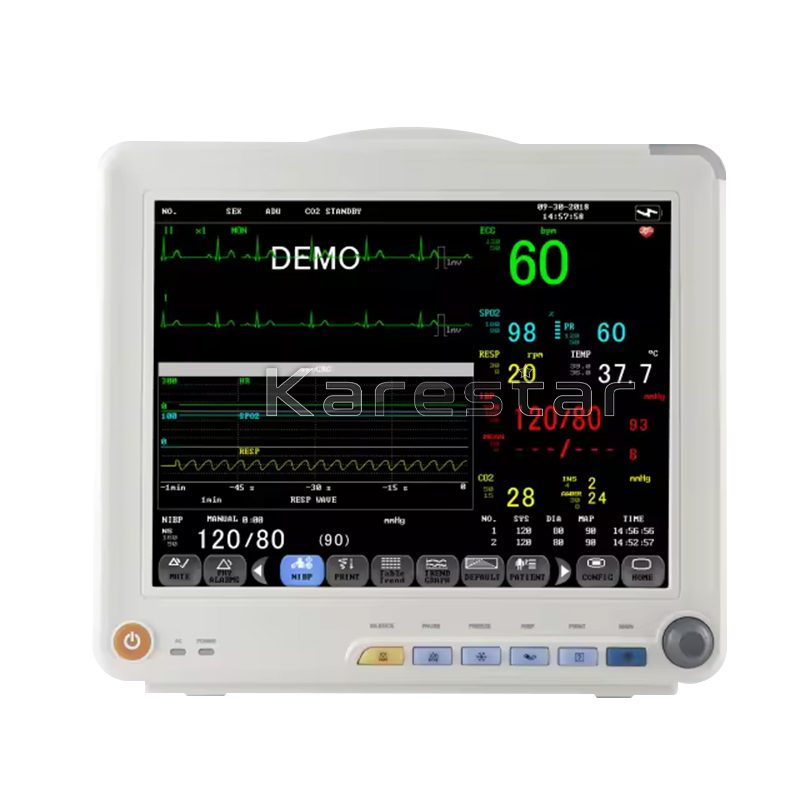 12.1 Inch Hospital Clinic Vital Signs Monitor Medical Equipment ICU Price Wireless Patient Monitoring Devices