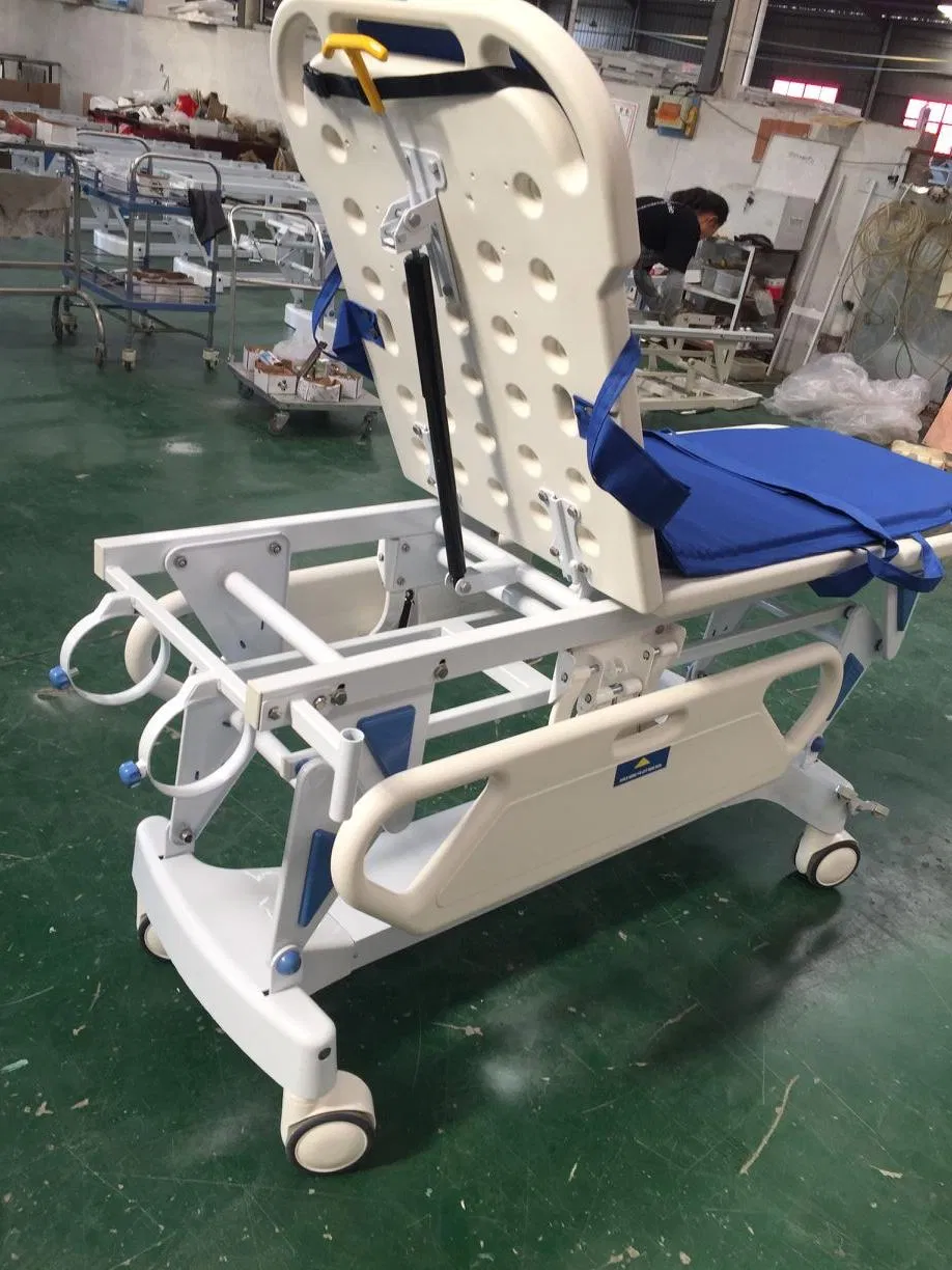 Medical Advanced Hydraulic Patient Transport Stretcher with Optional X-ray Translucent Platform Stretcher