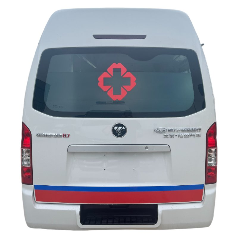 China Best Selling Electric Foton Medical Vehicle Powered by 4X2 Featuring Ambulance Van