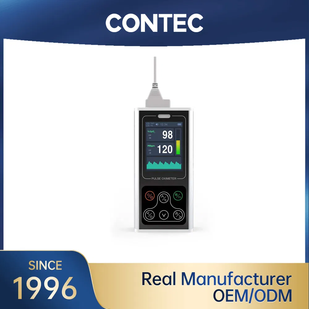 Contec China Oxygen Saturation Monitor Pulse Oximeter Oximetry with CE