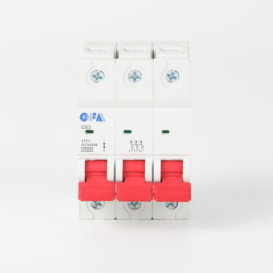 OEM OFEU 3P Miniature Circuit Breaker Factory, Supplier