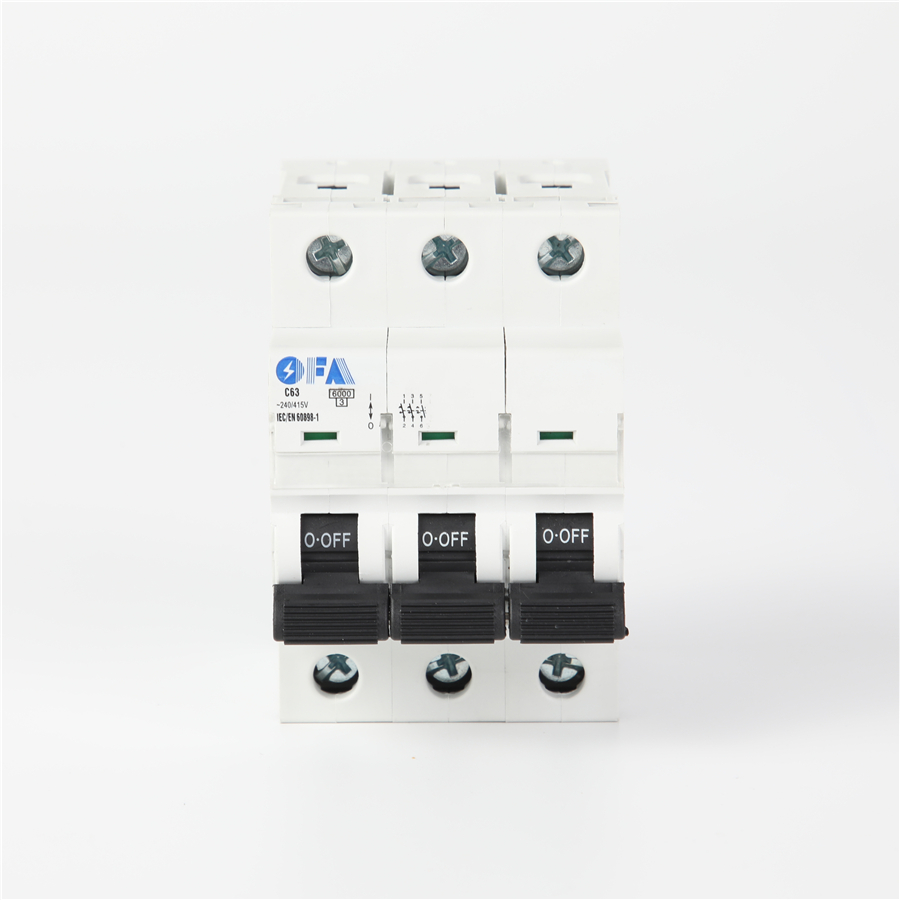 OEM OF6KA Series 3P Miniature Circuit Breaker Suppliers, Supplier