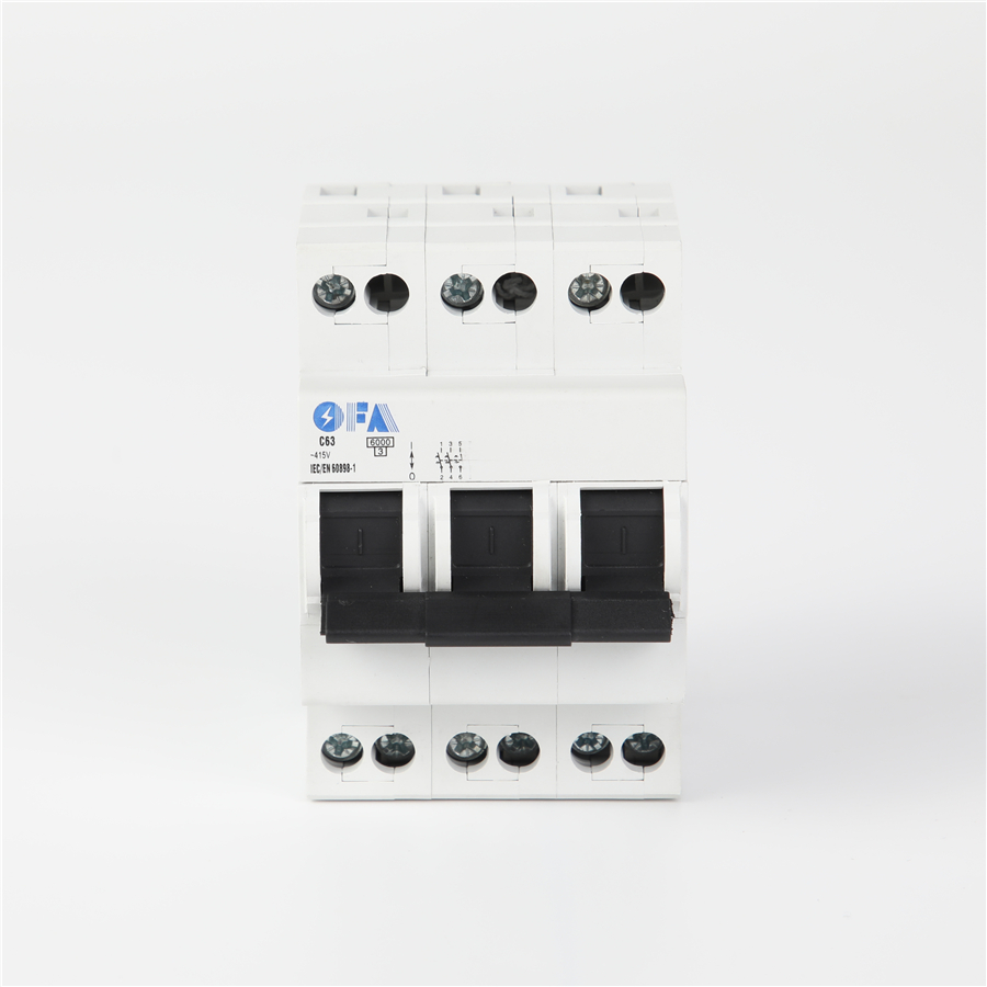 OEM OFIS-DS Series C63 3P Miniature Circuit Breaker Suppliers, Supplier