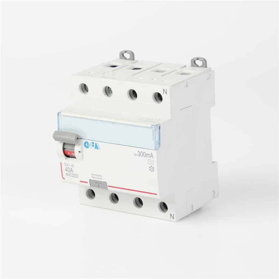 China OFDX 4P High-Performance Four-Pole Residual Current Operated Circuit Breaker (RCCB) Supplier, Manufacturer