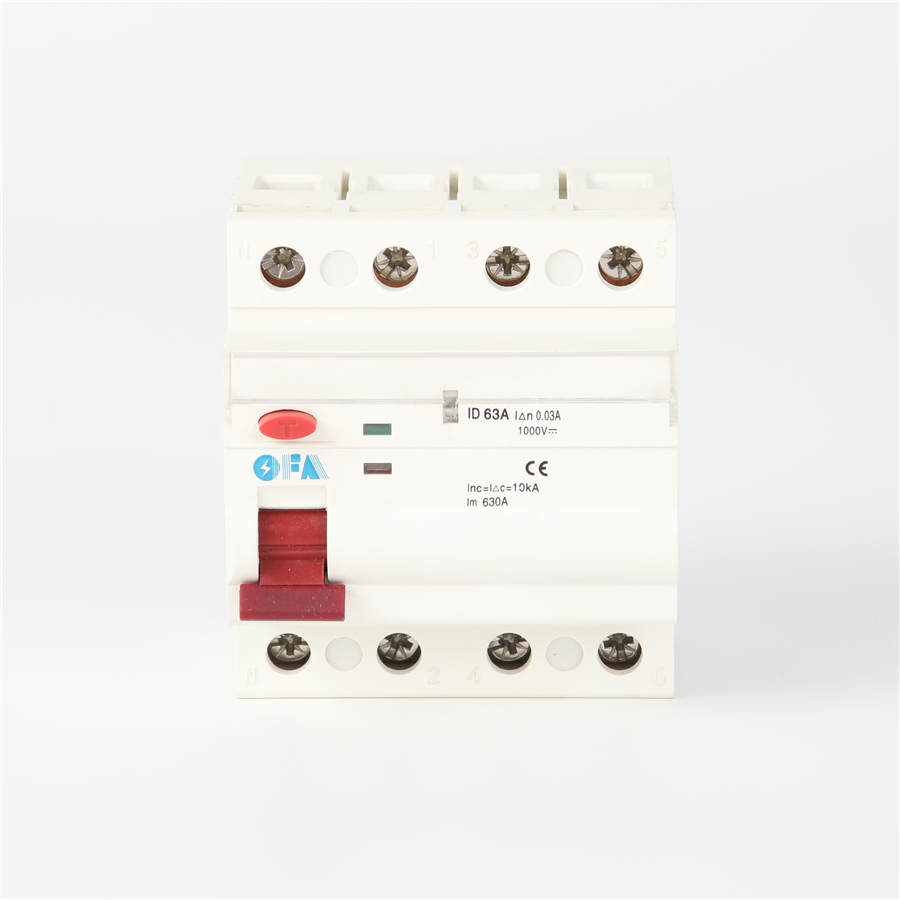 OEM OFID 4P High-Performance Four-Pole DC Residual Current Circuit Breaker Suppliers, Supplier