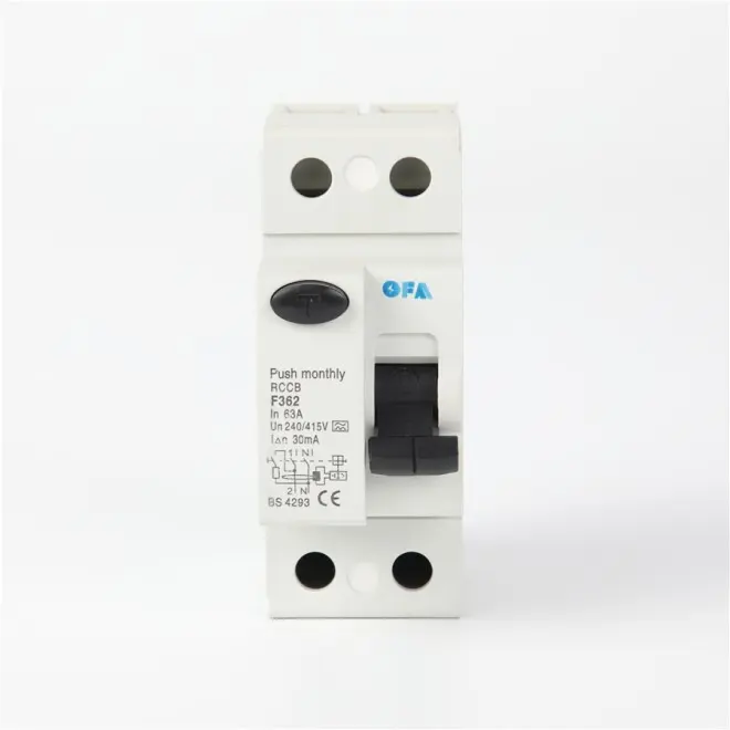 OFPM 2P High-Performance Residual Current Operated Circuit Breaker (RCCB)