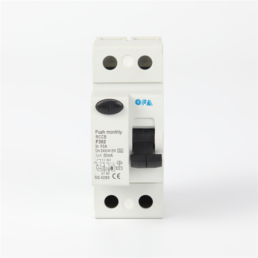 OEM OFPM 2P High-Performance Residual Current Operated Circuit Breaker (RCCB) Supplier, Manufacturers