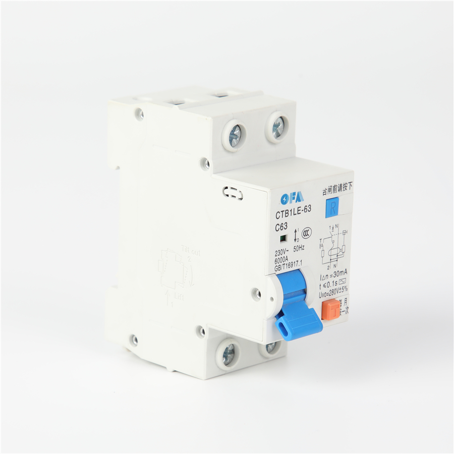 China OFC 63A High-Performance Residual Current Operated Circuit Breaker with Overcurrent Protection Supplier, Manufacturers