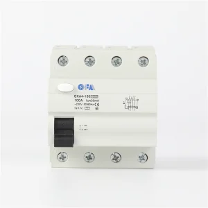 High-Quality OFGX 4P100A Residual Current Circuit Breaker Supplier