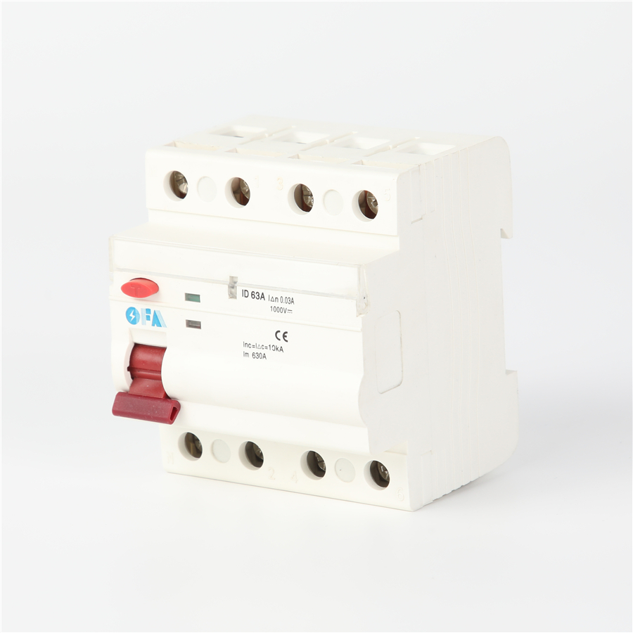 OEM OFID 4P High-Performance Four-Pole DC Residual Current Circuit Breaker Suppliers, Supplier