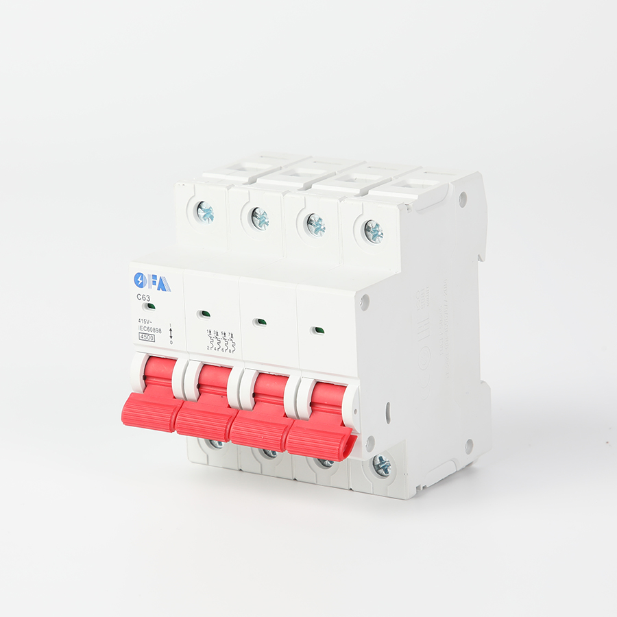 China OFEU 4P Miniature Circuit Breaker (MCB) Factories, Manufacturer