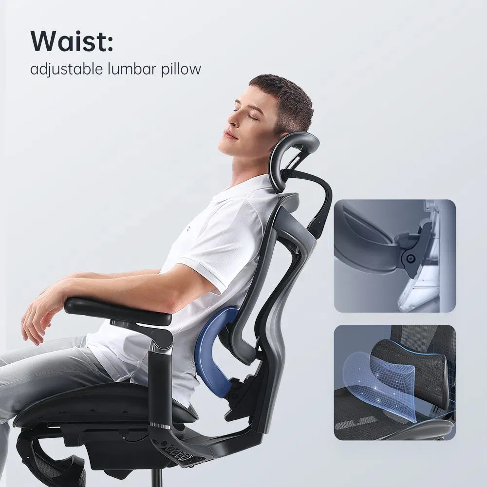 Mesh Conference Meeting Room Gaming Task Computer Boss Executive Home Office Ergonomic Chair with Footrest