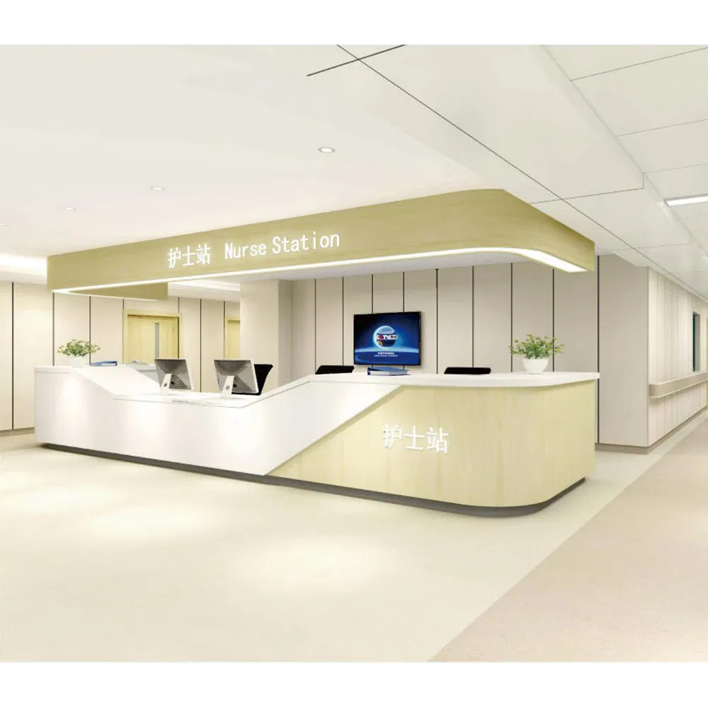 Functional Reception Desk for Medical Offices and Nurse Stations