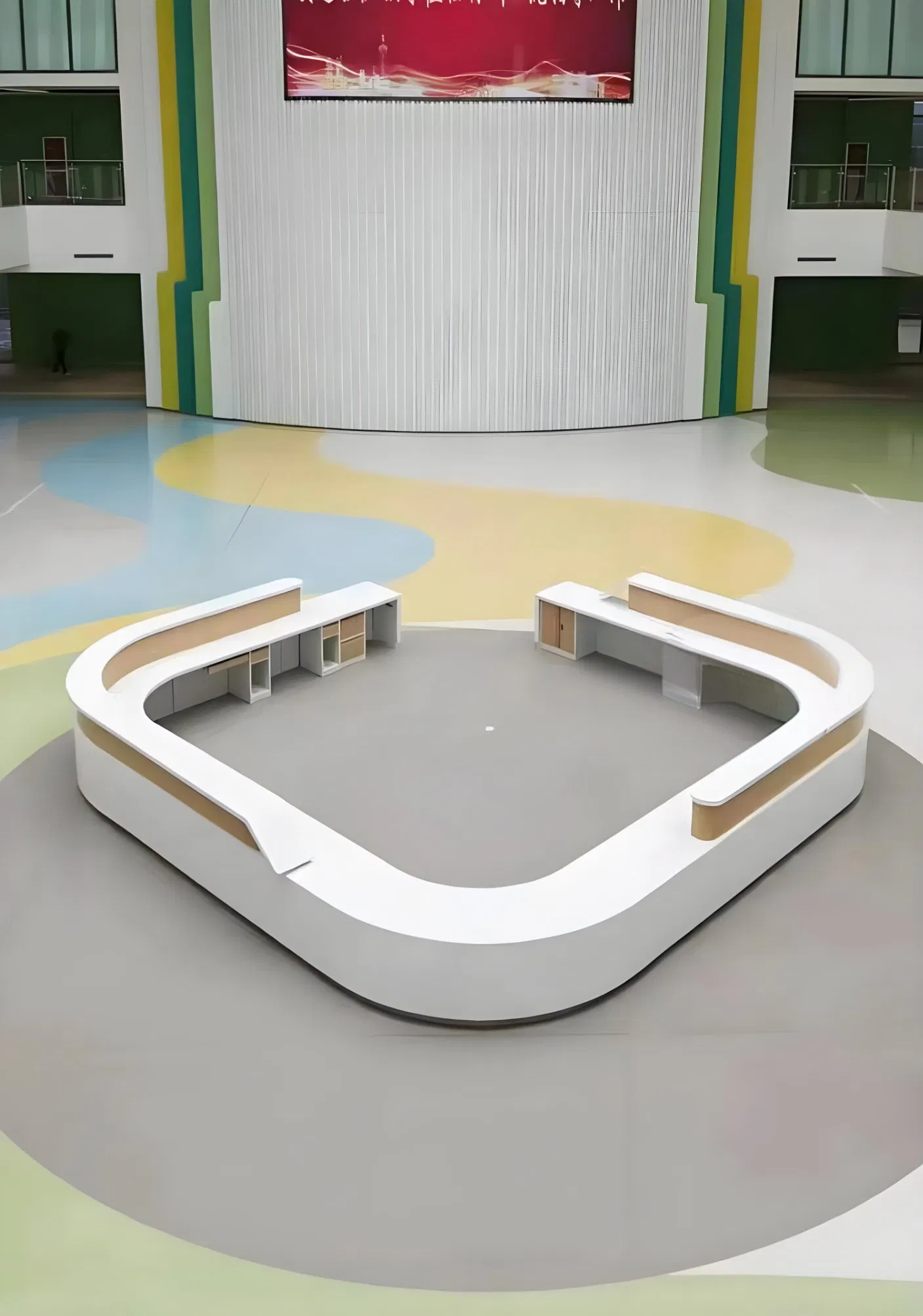 Modern Furniture Customized Luxury Heathcare Hospital Front Receptionist Table Beauty Clinic Dental Medical Reception Desk&Counter