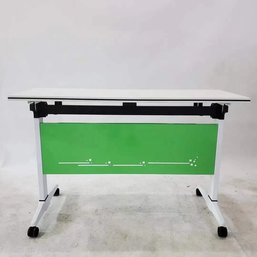 Cheap Collapsible Folding Conference Room Training Desk Portable Adjustable Table and Chairs