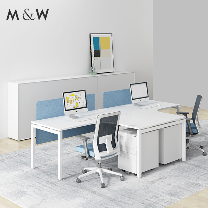M&W Factory Furniture Wooden Panel Modular Staff Office Workstation