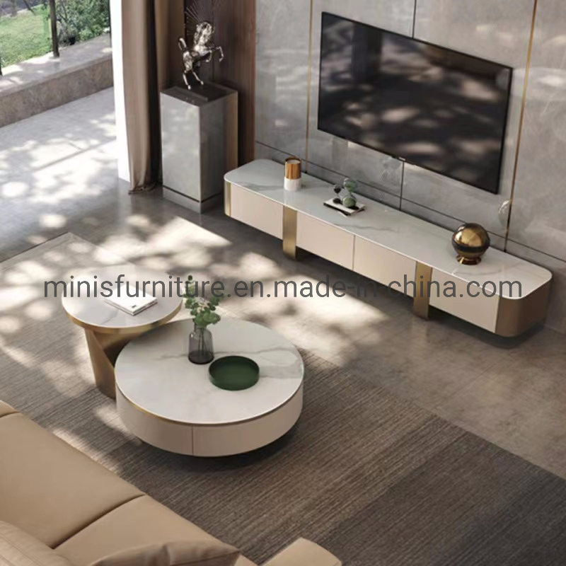 Modern Elegant Home/Hotel Living Room Tea Table Furniture Lounge Marble Coffee Table