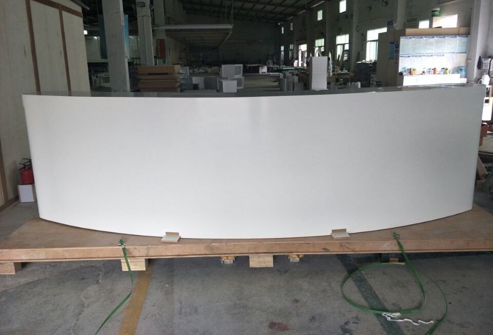 Premium Hot Sale Modern Style Custom Solid Surface Reception Desk for Offices