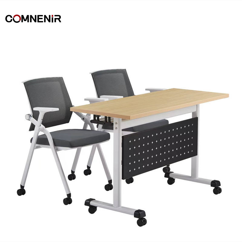 Factory Customized Folding Training Conference Room Tables Table with Chair Training Foldable Meeting Table