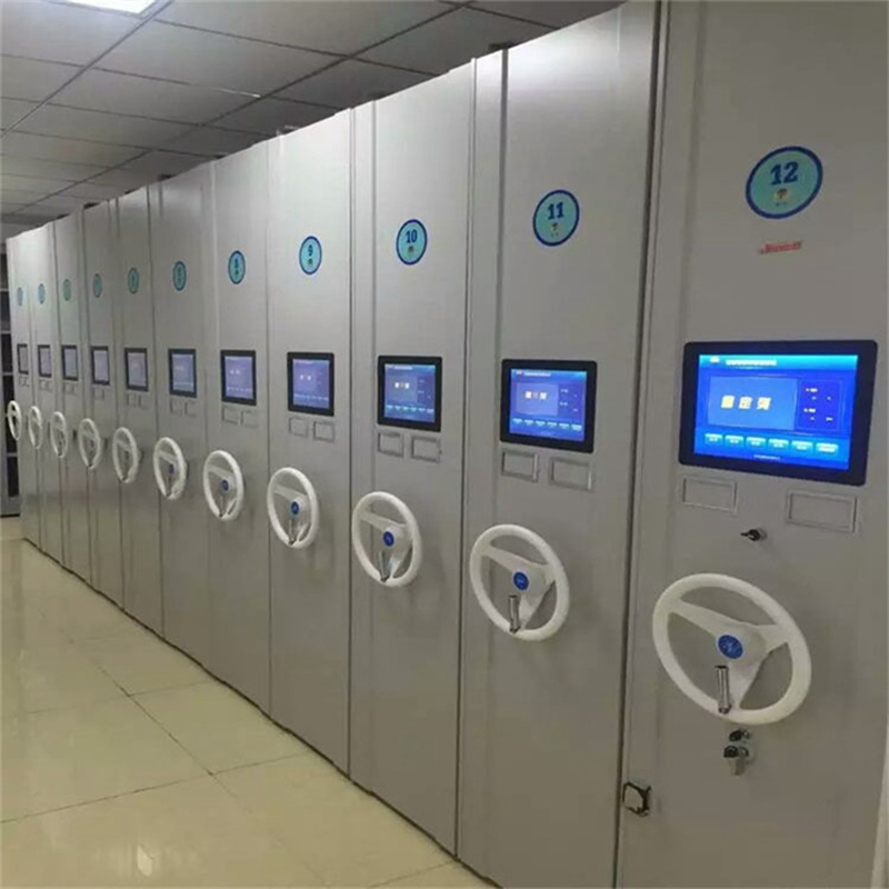 Power Space-Saving Shelving Interactive Intelligent Operation Book Shelf Electronic Mobile Shelving