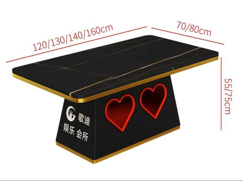 Night Club Bar Lounge Furniture Nightclub Illuminated Waterproof LED Bar Table LED Furniture Center Coffee Club Tables for Bar