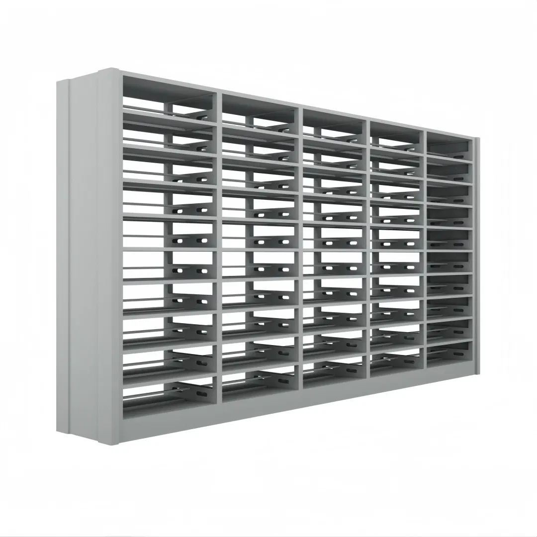 Adjustable Metal Bookshelf for Libraries and Community Centers