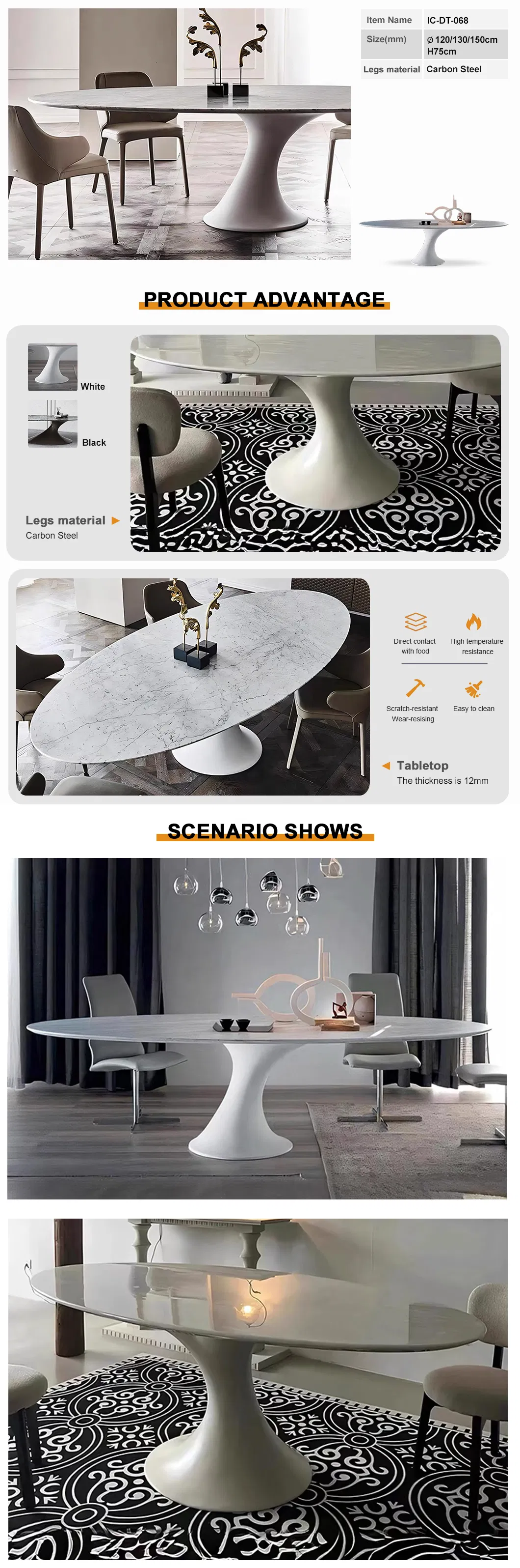 Sintered Stone Coffee Table